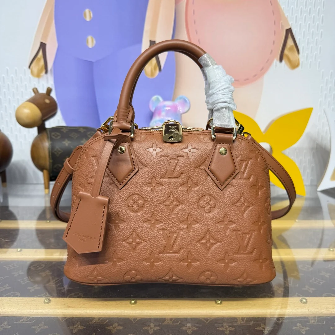 Alma BB - Compact Leather Handbag with Full Packaging