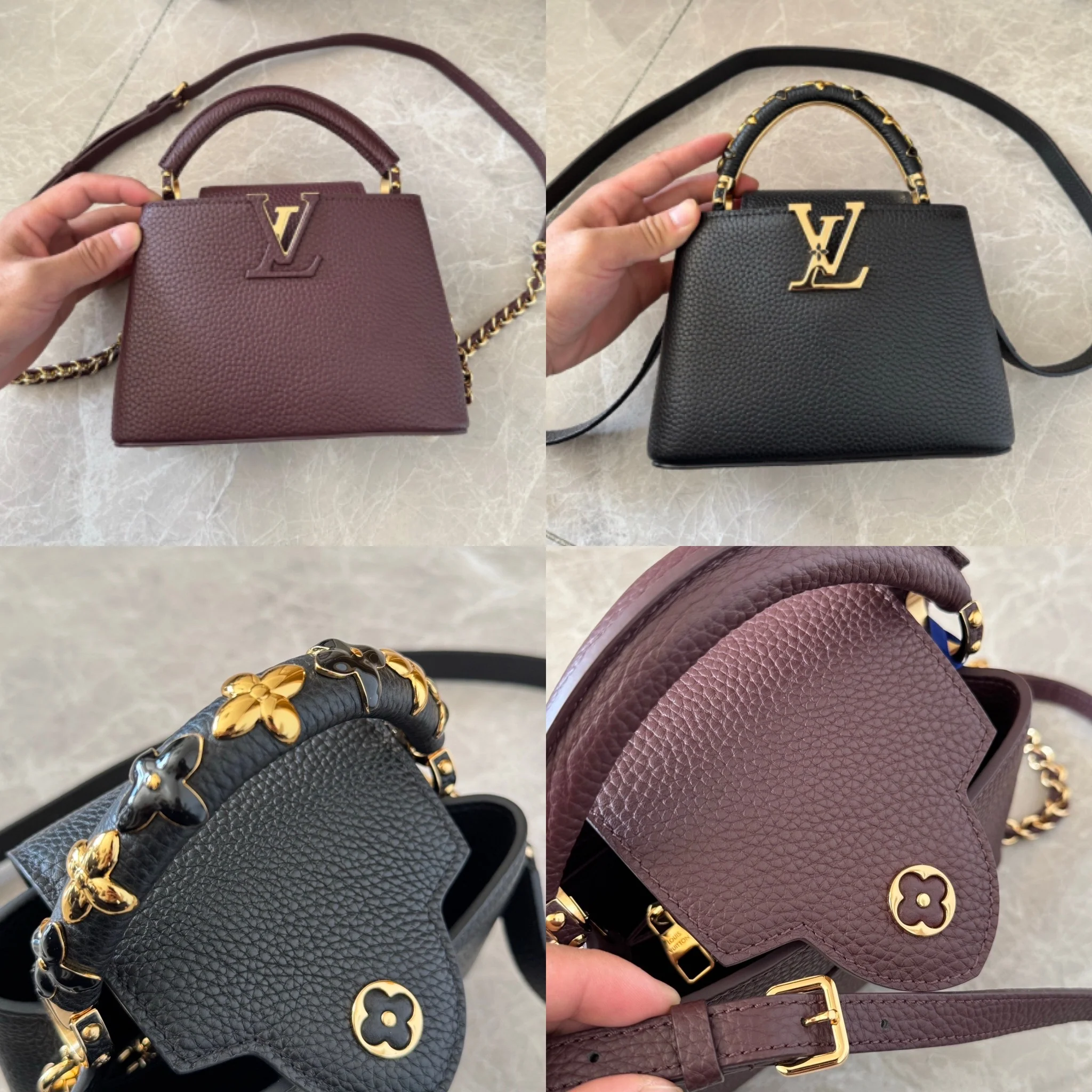 Capucines Mini Leather Handbag