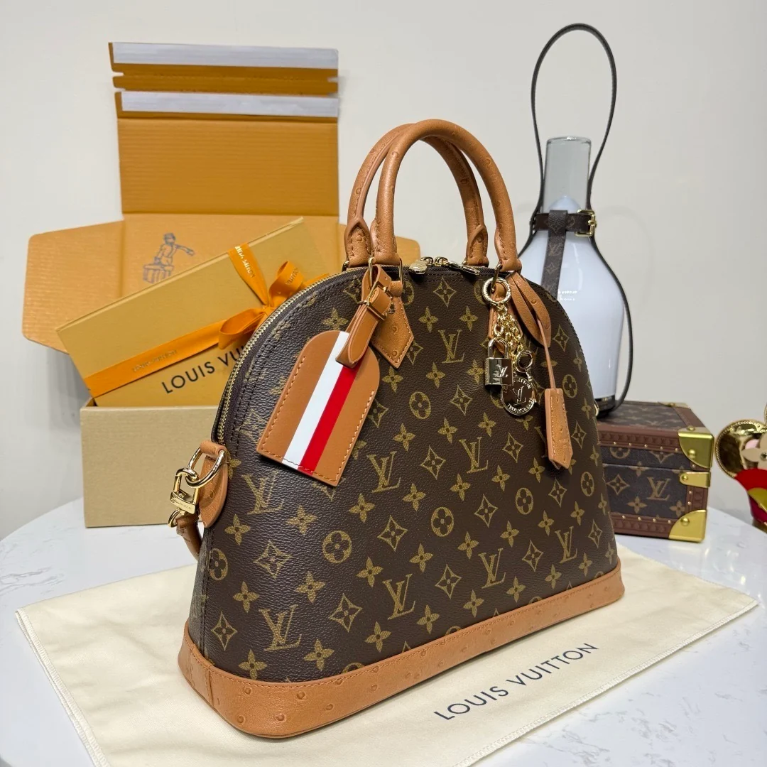 Alma Soft Real Leather Tote Bag - 37cm x 25cm x 16cm