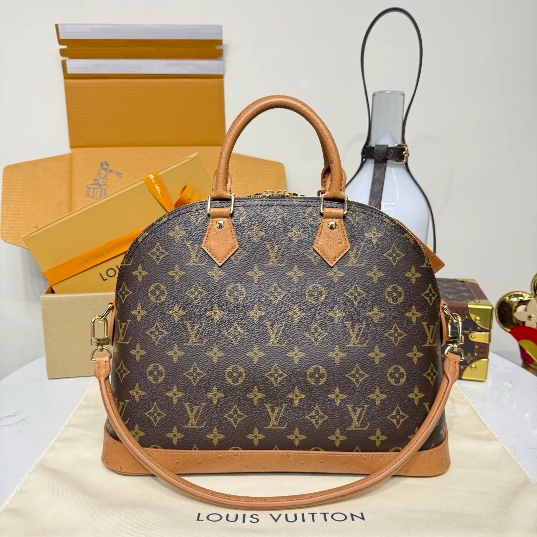Alma Soft Real Leather Tote Bag - 37cm x 25cm x 16cm