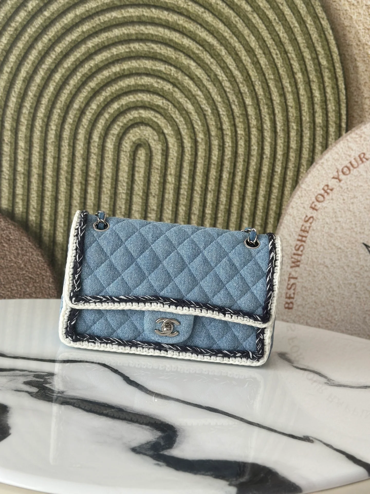 Classic Quilted Flap Bag in Premium Leather