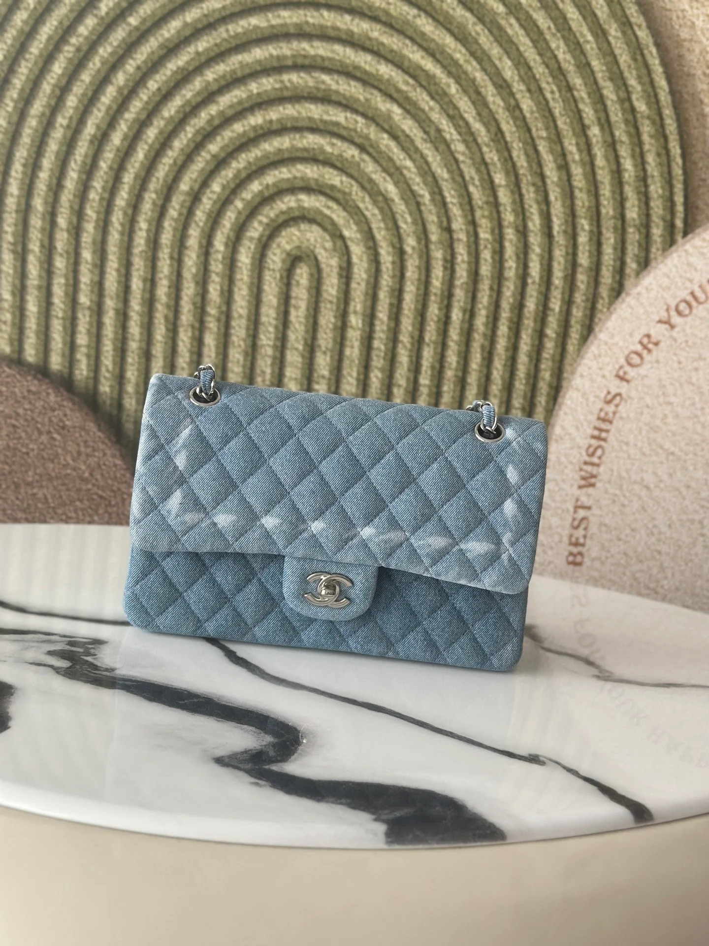 CC Classic Flap Shoulder Bag - Real Leather, Timeless Design