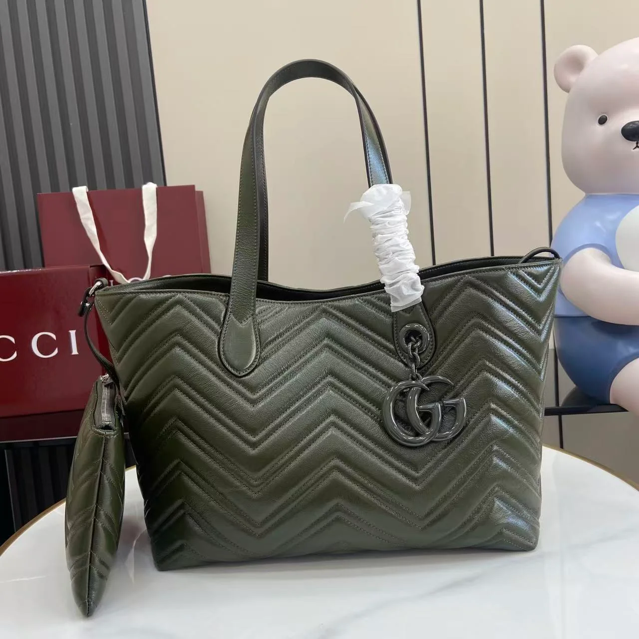 GG Tote – Genuine Leather, 30cm x 23cm x 8cm