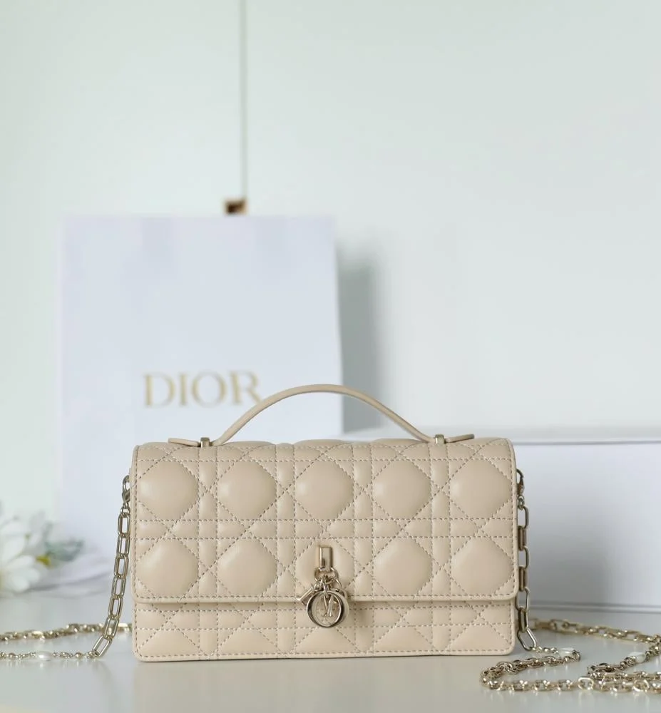 My D Mini Real Leather Compact Crossbody Bag - 21cm x 11.5cm x 4.5cm, Full Packaging Included