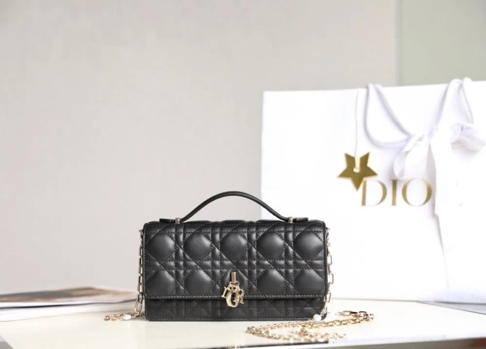 Mini D Leather Crossbody Bag – 21cm x 11.5cm x 4.5cm