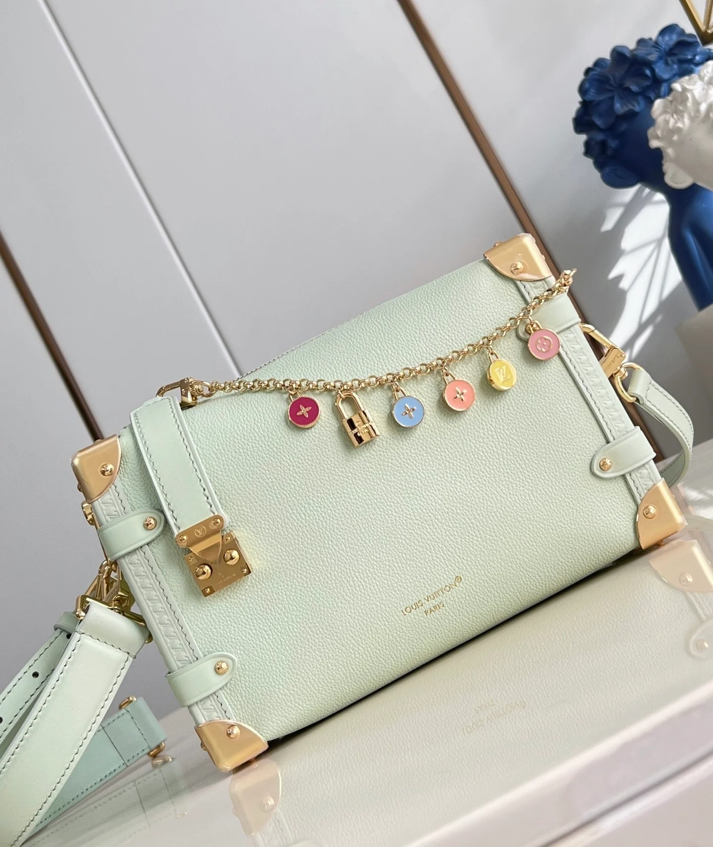 Side Trunk - Real Leather Crossbody Bag