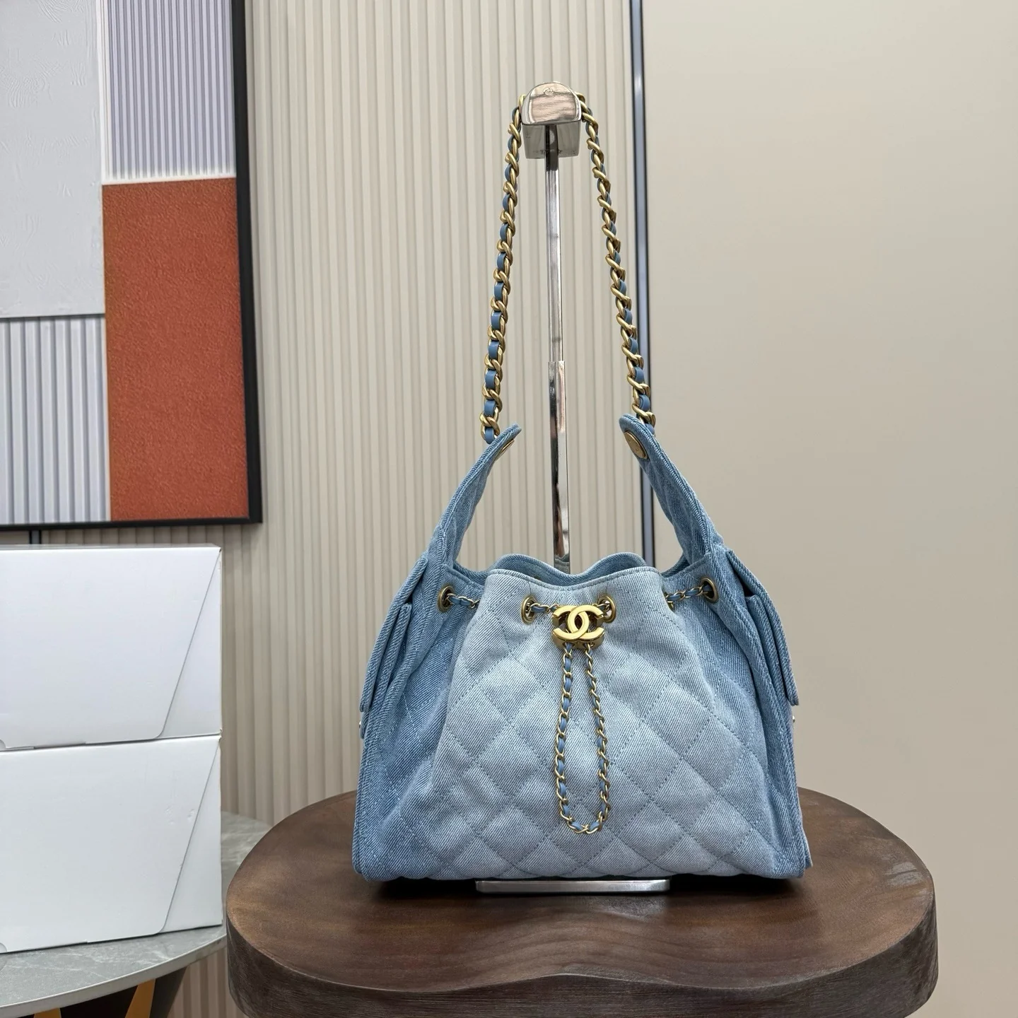 CC Hobo Bag – Premium Real Leather, Spacious & Everyday Chic