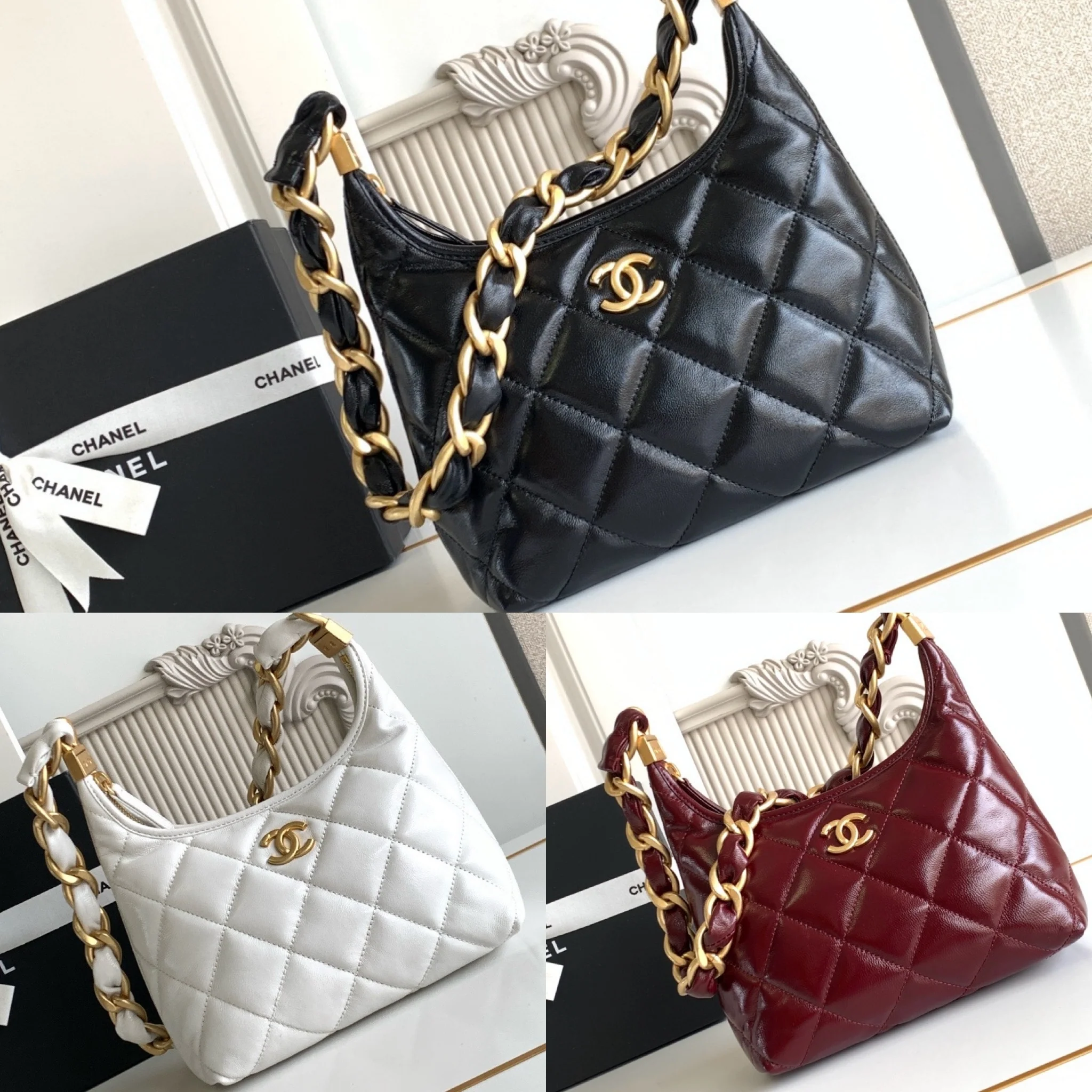 CC Hobo Small - Real Leather Handbag