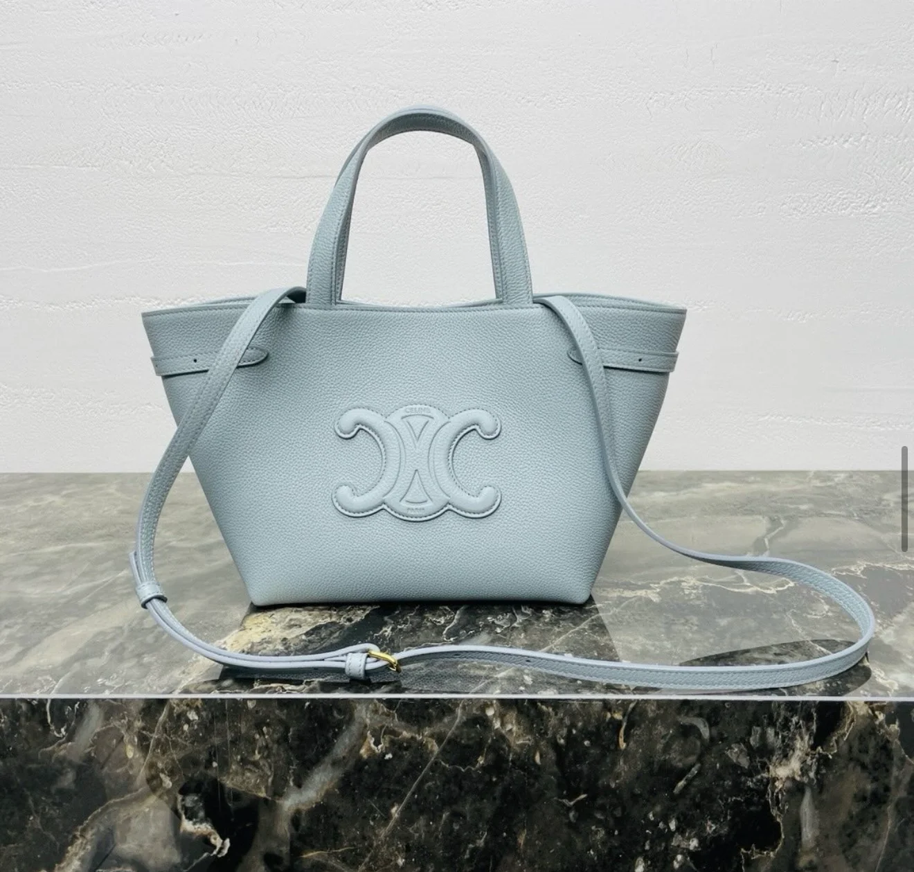 Anais Cabas Real Leather Crossbody Bag