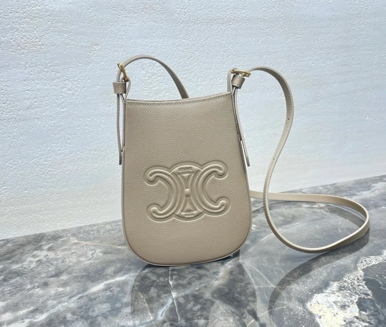 Helios Real Leather Bag – Compact 19cm Crossbody