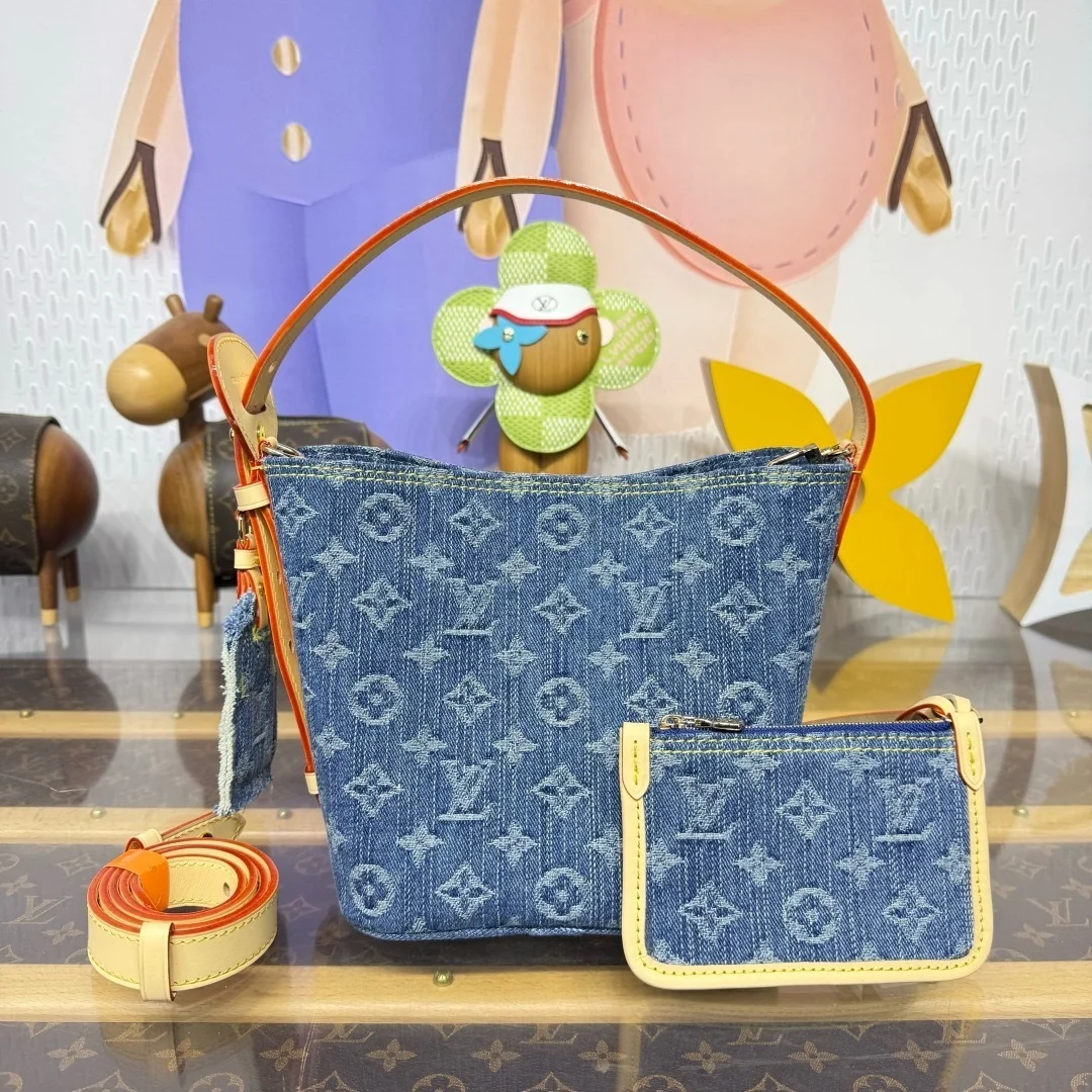 All In BB - Real Leather & Denim Mini Bag
