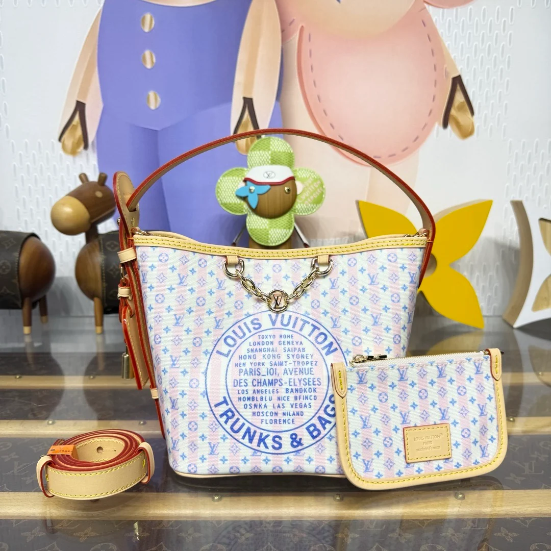All In BB - Real Leather & Canvas Mini Tote Bag