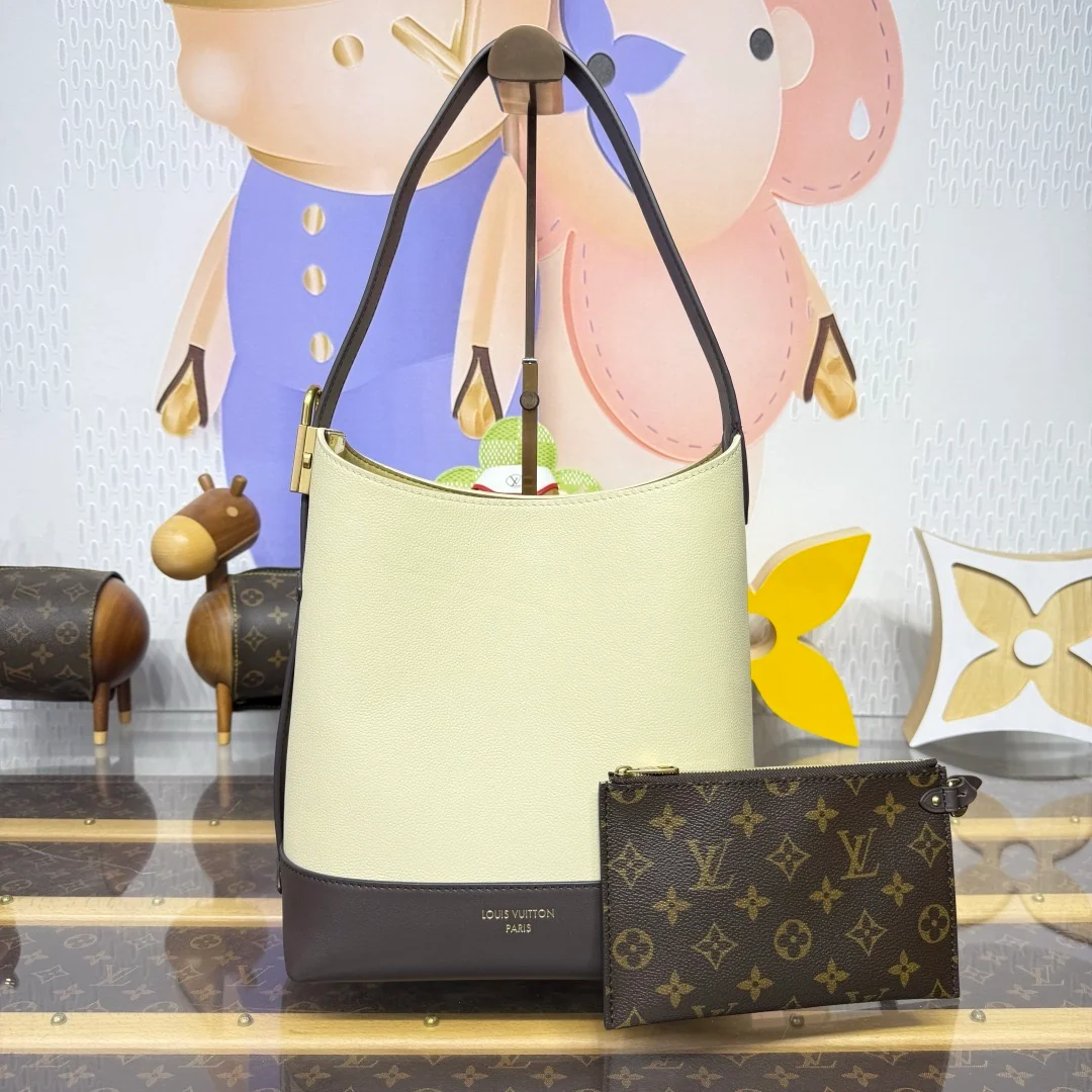 Real Leather Low Key Hobo Bag