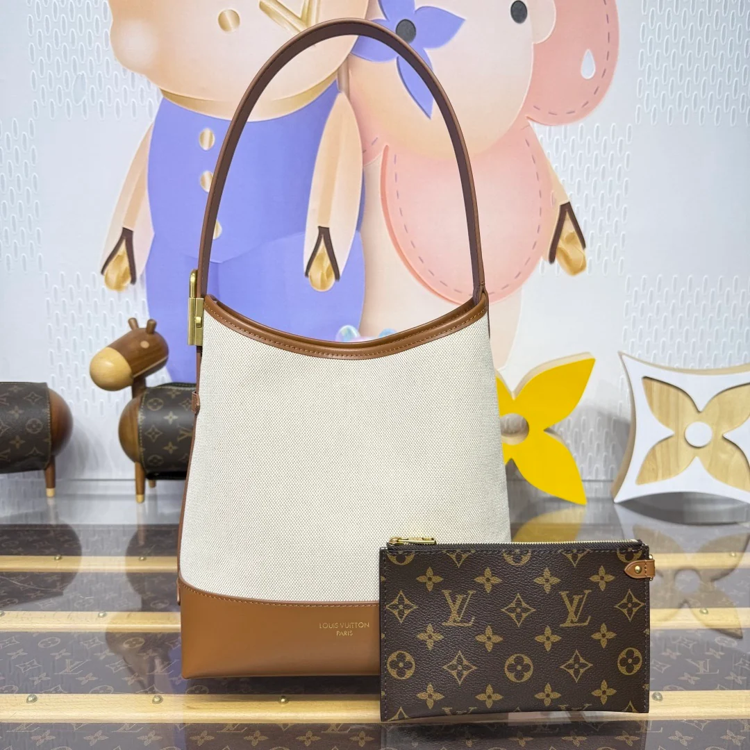 Low Key Hobo Bag in Real Leather