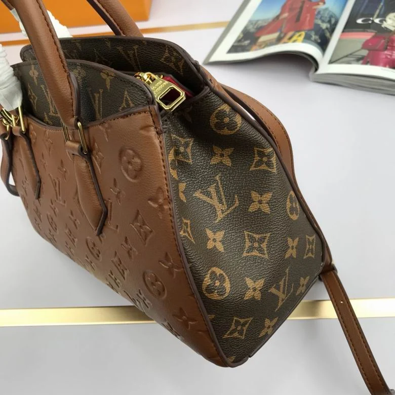 Louis Vuitton Brown & Black Signature Bag – Timeless Monogram Canvas