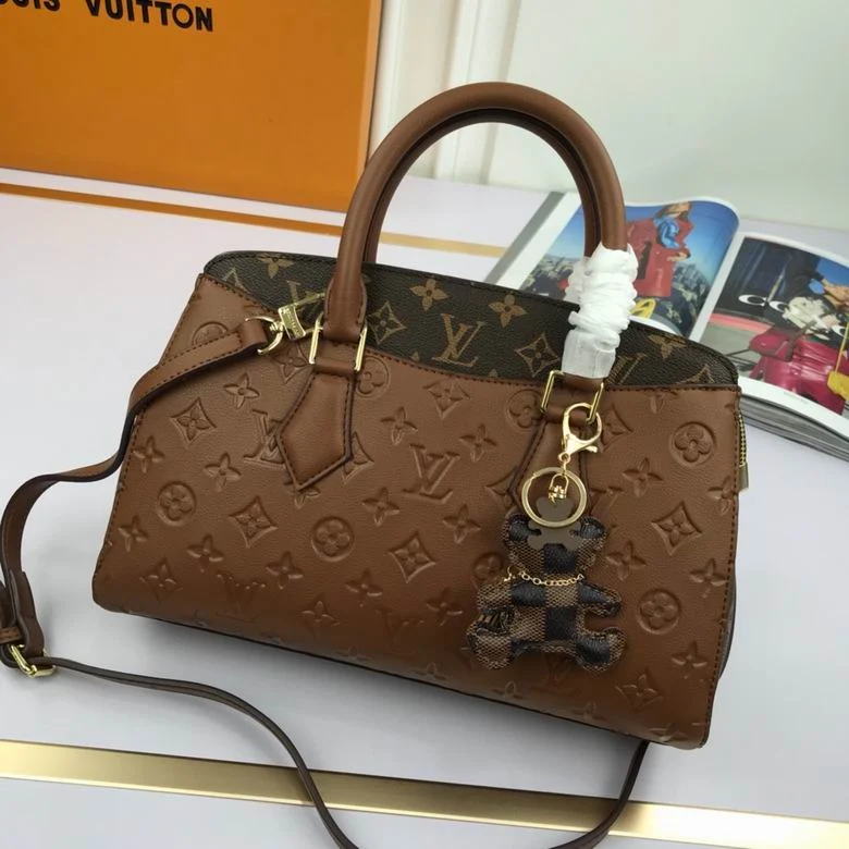 Louis Vuitton Brown & Black Signature Bag – Timeless Monogram Canvas