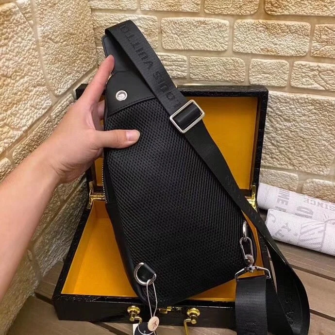 Louis Vuitton Shoulder Sling Bag - Classic Monogram Canvas, Adjustable Strap