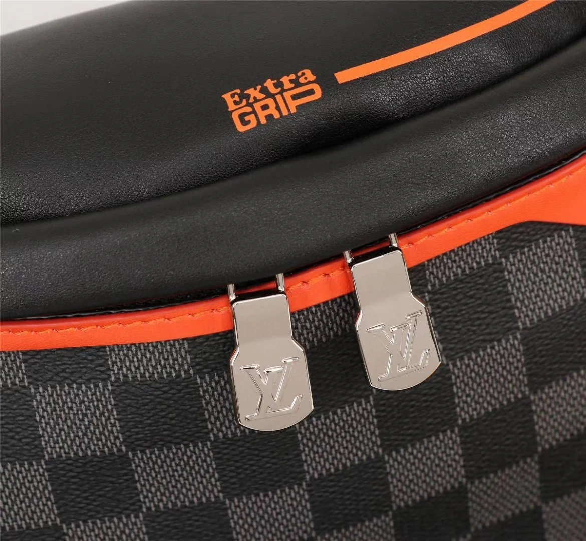 LV Checkered Fanny Pack – Classic Crossbody Bag for Everyday Use