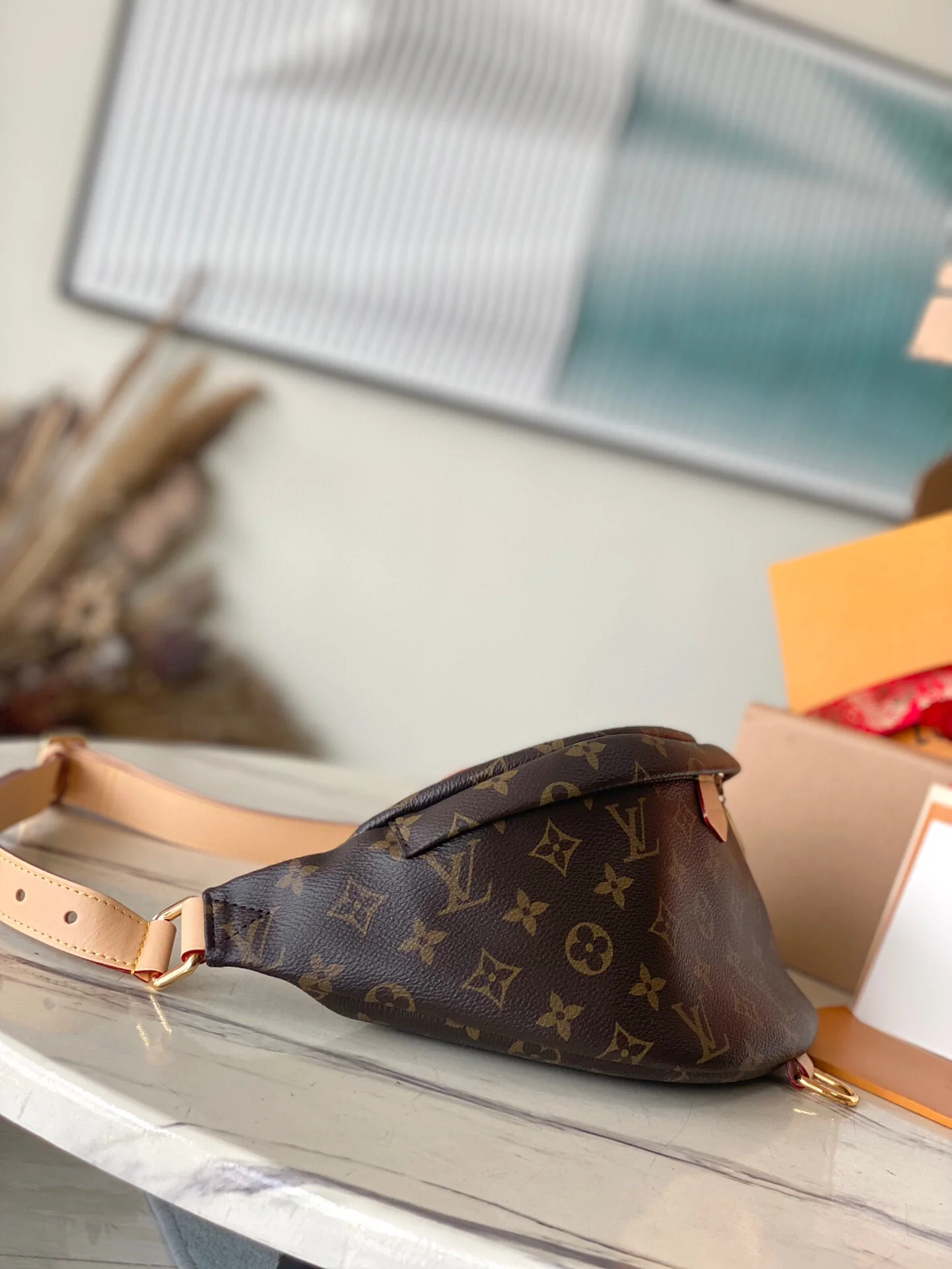 Louis Vuitton Monogram Canvas Pouch - Classic Zip-Around Clutch