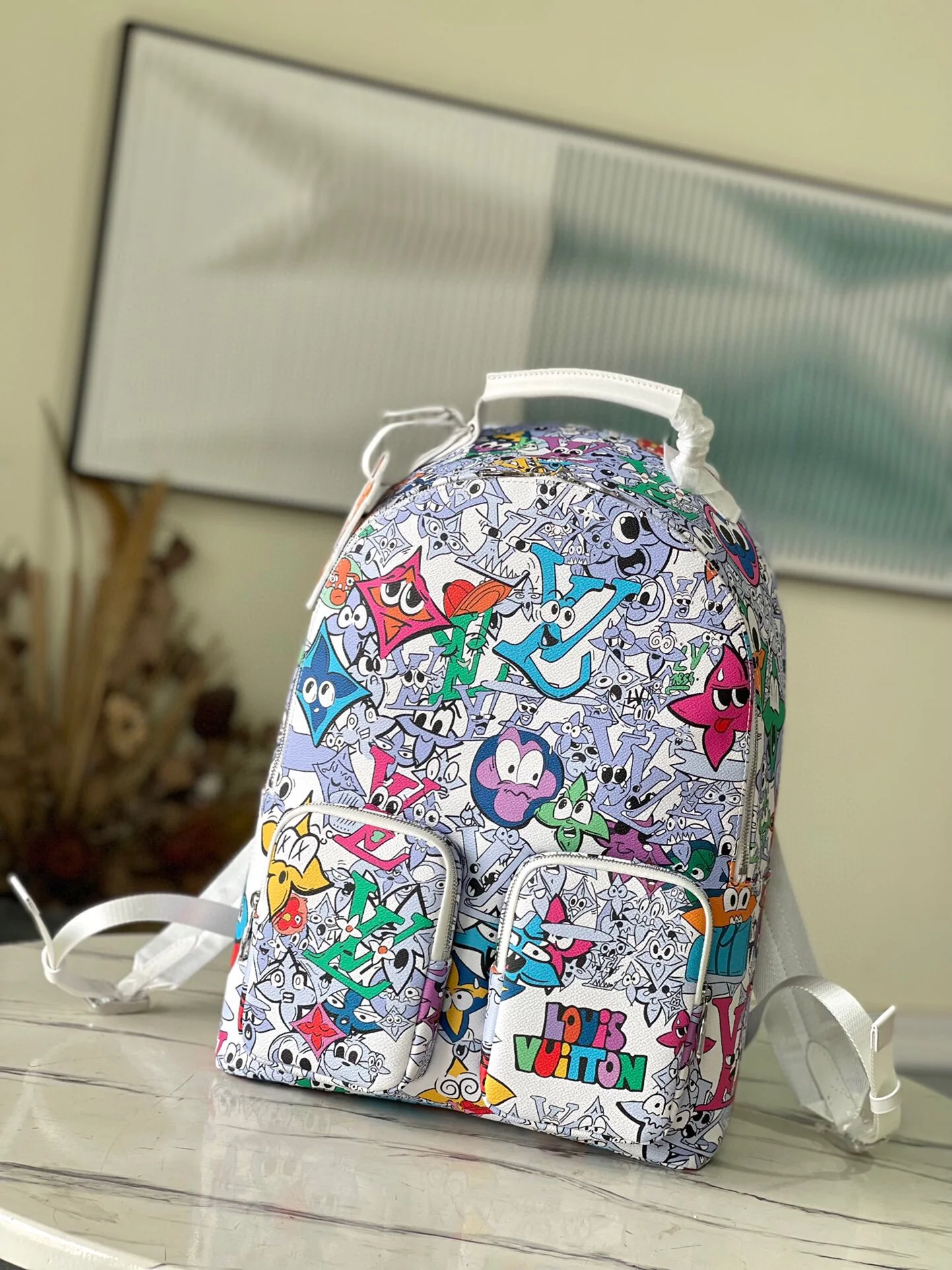 Coated Canvas Multipocket Louis Vuitton Backpack